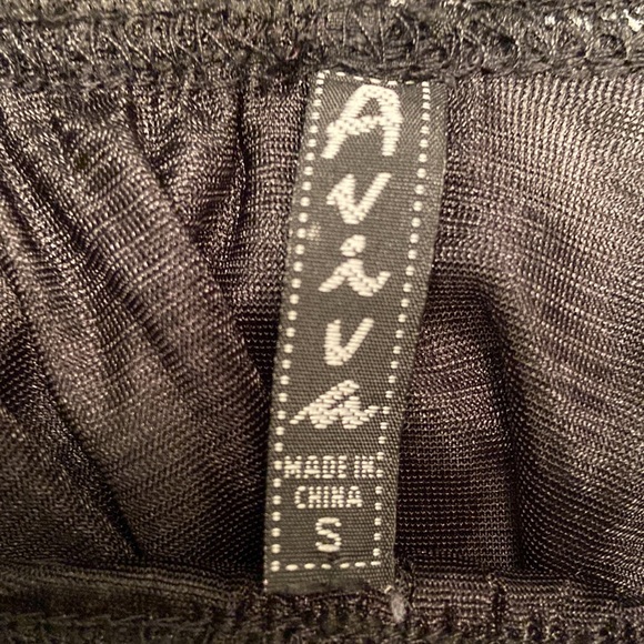 A sort black cheetah lace trimmed style jr size S - Picture 3 of 3